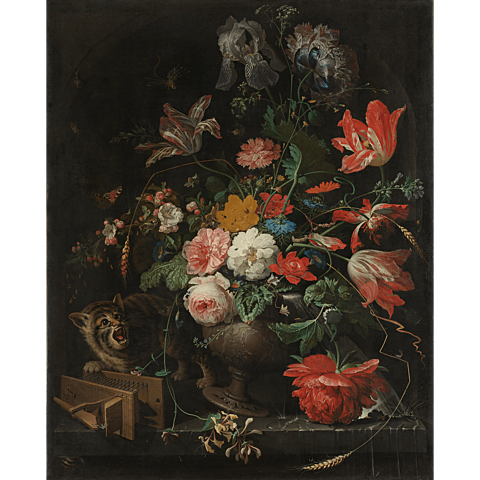 De omvergeworpen ruiker