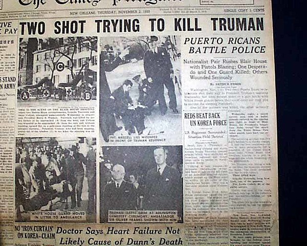 failed assassination attempt harry s. truman