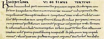 Aparece la escritura carolingia