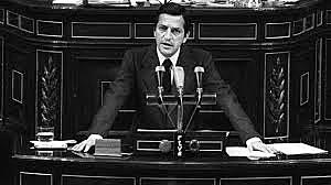 Adolfo Suárez presidente del gobierno.