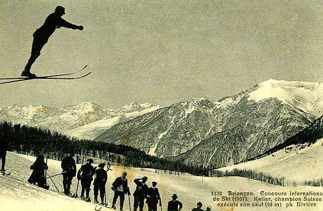 Première compétition de ski organisée en France