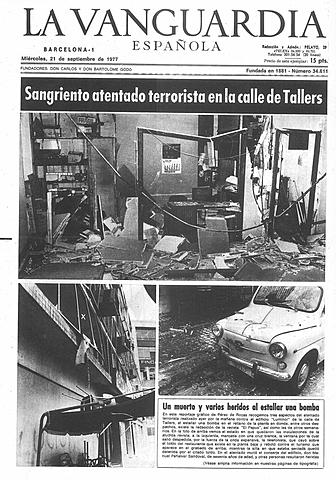 Atentado de la triple A contra la revista satírica “el papus”