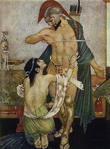 CANTO IV TELEMACO VIAJA A ESPARTA PARA INFORMARSE SOBRE SU PADRE