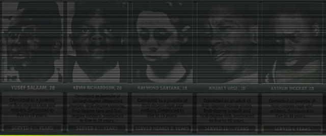 The Central Park Five.