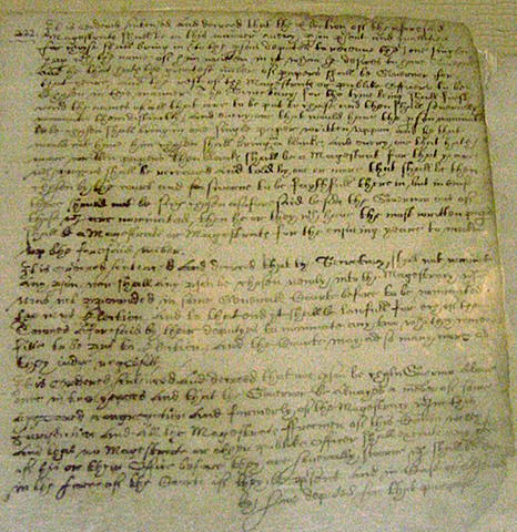 The Fundamental Orders of Connecticut drafted