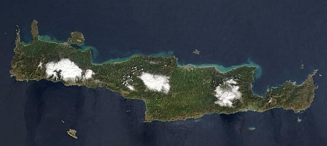 La prima popolazione arriva a Creta