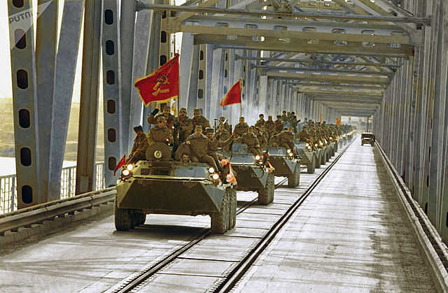 Soviet Troops Withdraw from Afghanistan