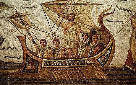 CANTO V ODISEO LLEGA A ESQUERIA DE LOS FEACIOS