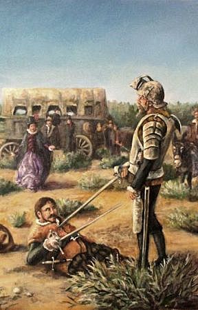 capitulo 9, Don quijote Vs  Vizcaíno