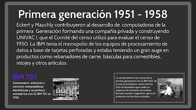 PRIMERA GENERACIÓN