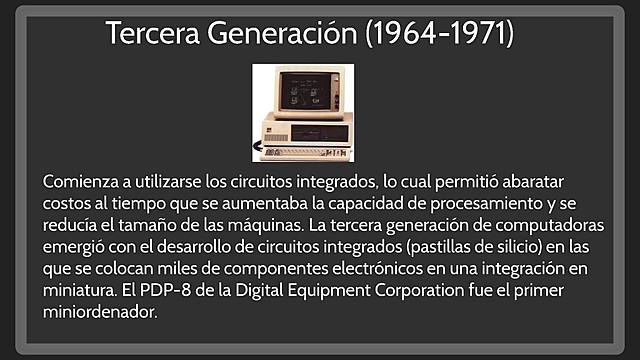 TERCERA GENERACIÓN