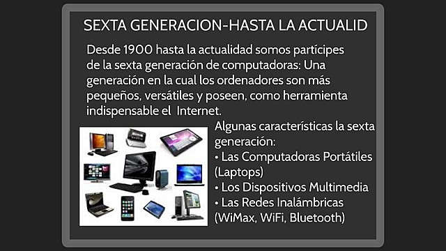 SEXTA GENERACIÓN