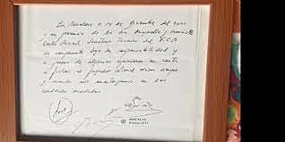 El primer contrato de Messi