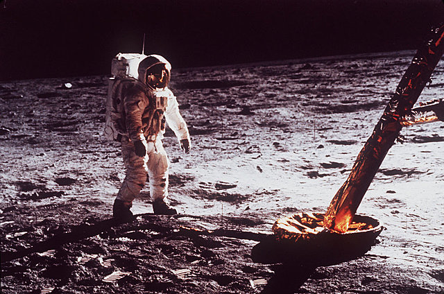 The moon landing