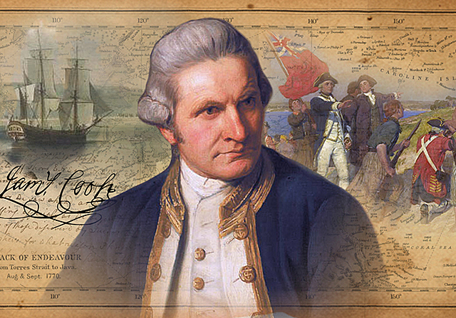 He took command of the ship and started sailing south west