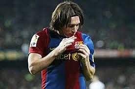 Primer hat trick de Messi