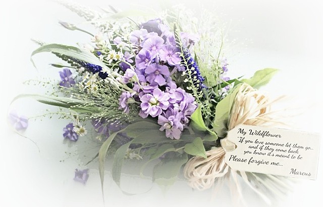 Flowers from Marcus & ride with Marcus