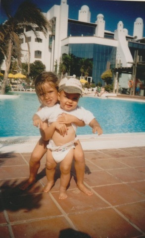 My first holidays with my brother