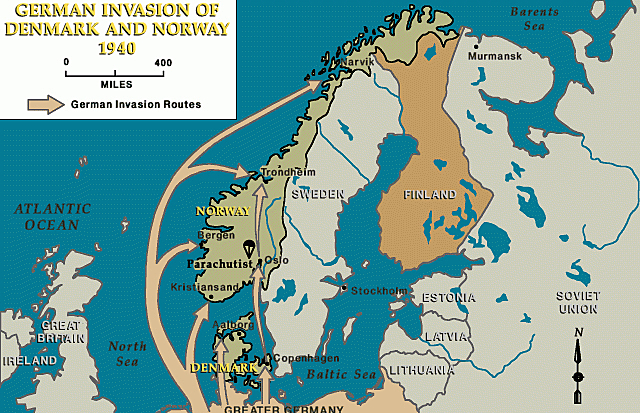 Hitler’s Invasion of Denmark and Norway