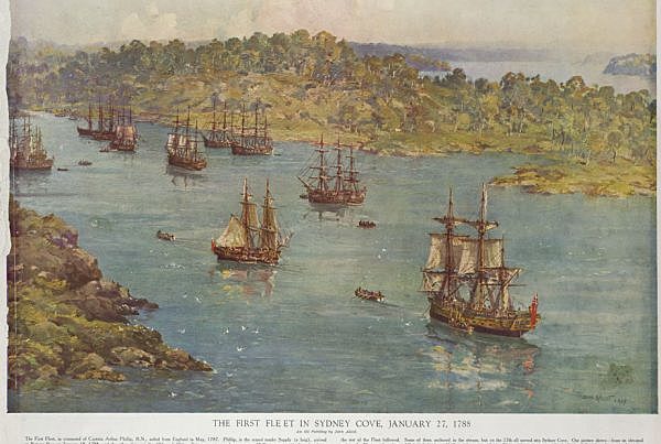 Artha Philldecided to lead the First Fleet [ idea from Geoarge Rose]