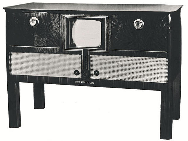 Primer televisor electrónico.