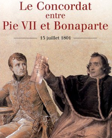 concordat garantissant la liberté religieuse