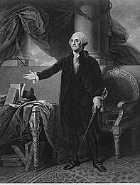 George Washington chairs Constitutional Convention, meeting in Philadelphia