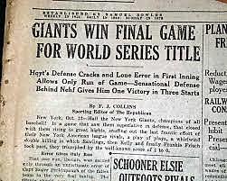 First time World Series is broadcast on radio