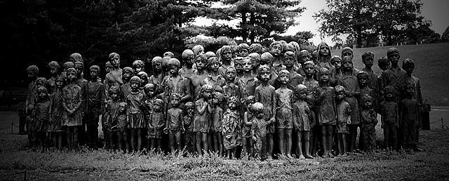 Children are taken by Nazi soldiers.