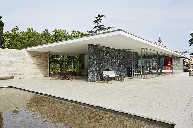German Pavilion for the Barcelona exposition