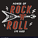 Vintage hand drawn rock n roll poster retro music vector 20717903