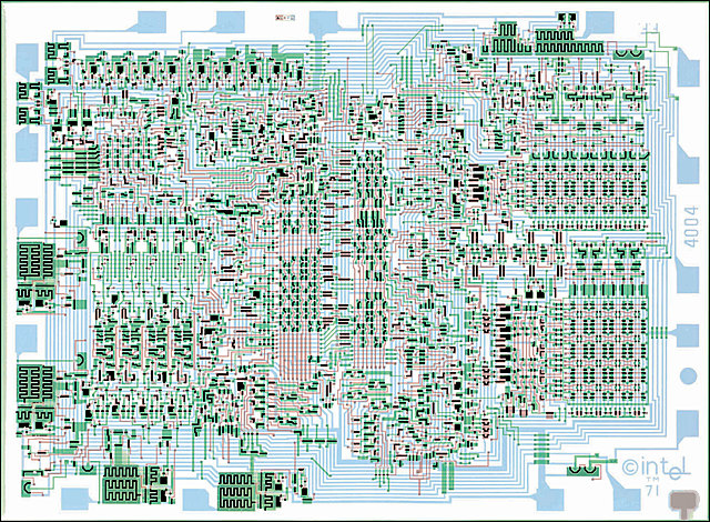 Creación del primer microprocesador