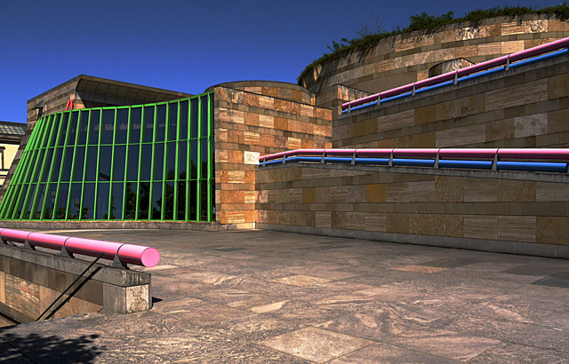The Neue Staatsgalerie in Stuttgart