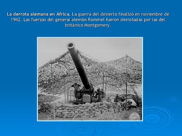 LA DERROTA ALEMANA EN AFRICA