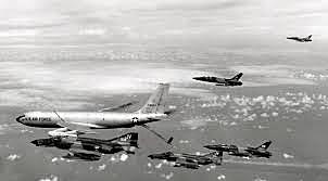 U.S aircraft bombed north Vietnam for the first time