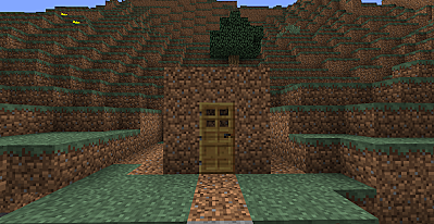 I built a house on minecraft