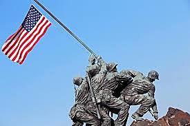 RAISING AMERICAN FLAG