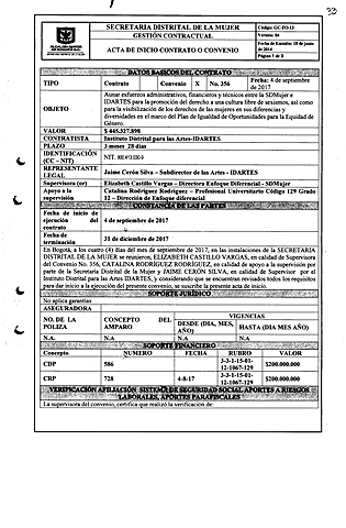 Inicio convenio 356/17