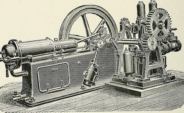⇩ Perfeccionamiento del motor a vapor: inicio de la Revolución Industrial