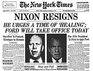 Resignation of Nixon