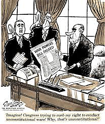 War Powers Act is pushed through