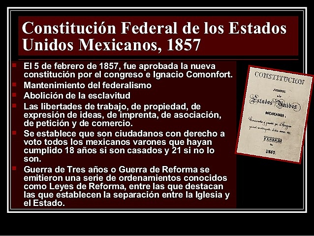 1857 Constitución Federal de los Estados Unidos Mexicanos