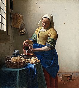 Het melkmeisje, Johannes vermeer