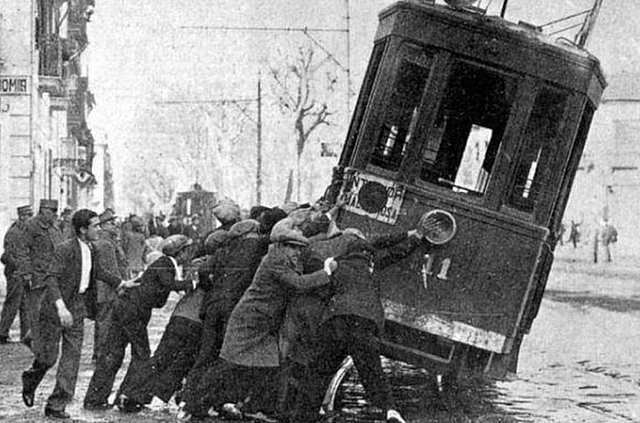 Huelga de tranvías de Barcelona