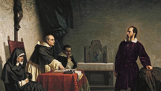 The Catholic Church formally declare the writing of Galileo banned.