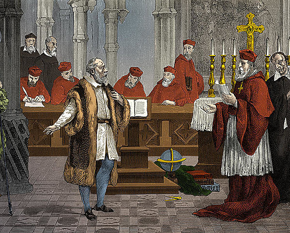 Galileo is placed on trial.