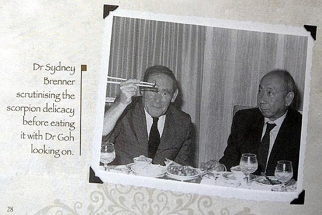 Sydeny Brenner y el doctor Crick