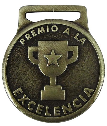 Su primer medalla