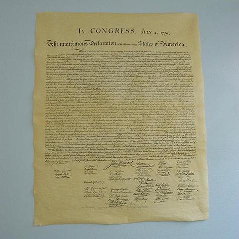 Declaration of Independence adopted