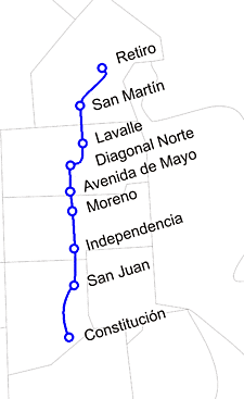 Inauguracion de la línea C